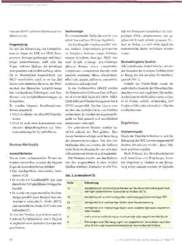 Vorschauseite 4: Ist Manuelle Lymphdrainage effektiv?