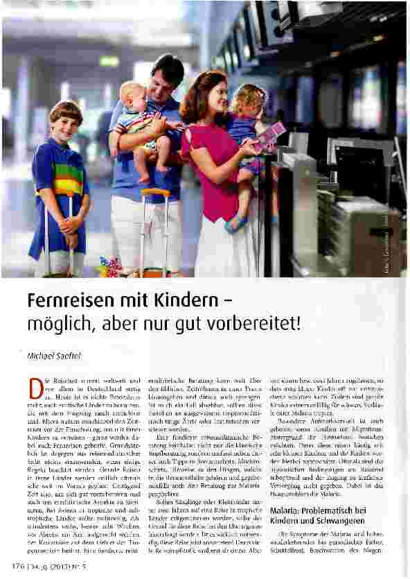 Vorschauseite 1: Fernreisen mit Kindern -möglich, aber nur gut vorbereitet!