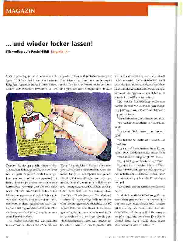 Vorschauseite 1: . .. und wieder locker lassen!