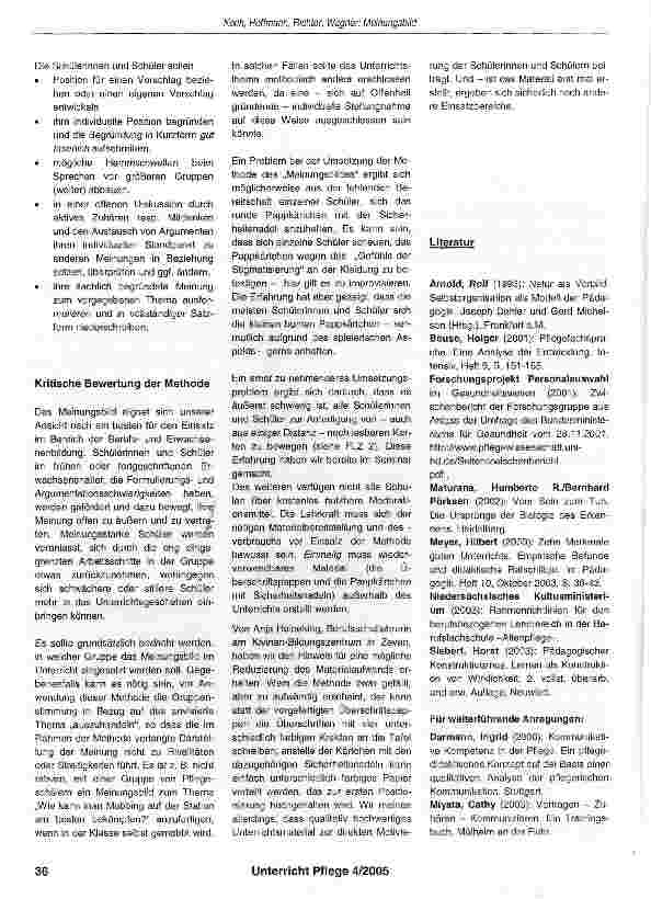 Vorschauseite 5: Meinungsbildeine Methode zur Verbesserung der Kommunikationskompetenz im Unterricht