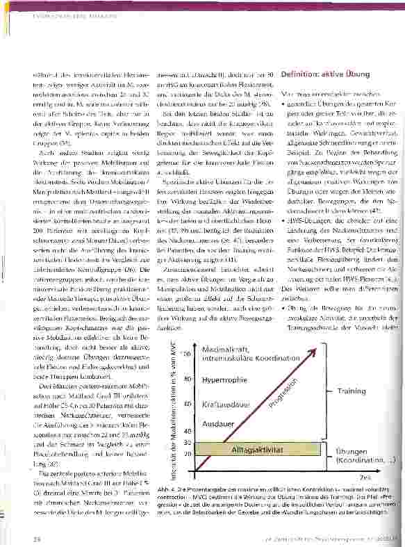 Vorschauseite 4: Aktive Übungen bei Nackenschmerzen Teil 2: Auswahl der Behandlungstechniken