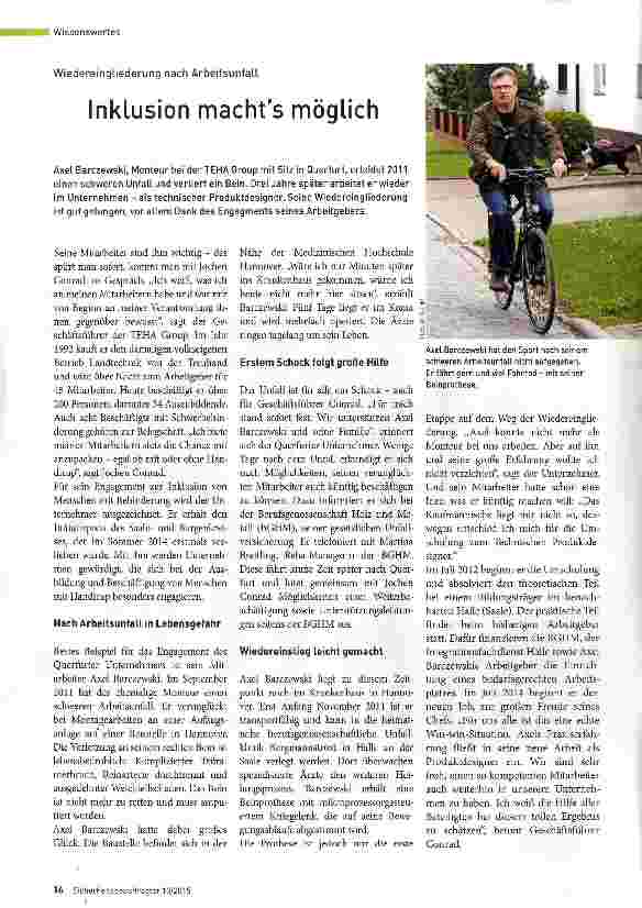 Vorschauseite 1: Inklusion macht es möglich
