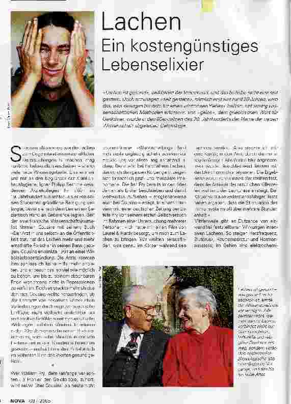 Vorschauseite 1: Lachen- Ein kostengünstiges Lebenselixier