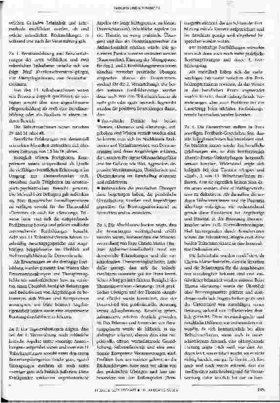 Vorschauseite 2: Demenz und Beratung