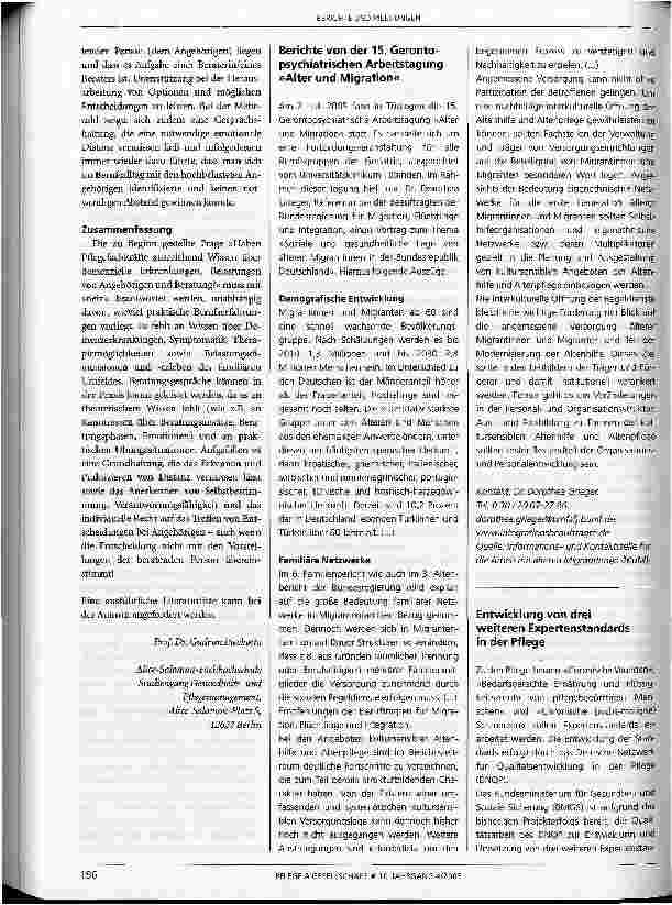 Vorschauseite 3: Demenz und Beratung