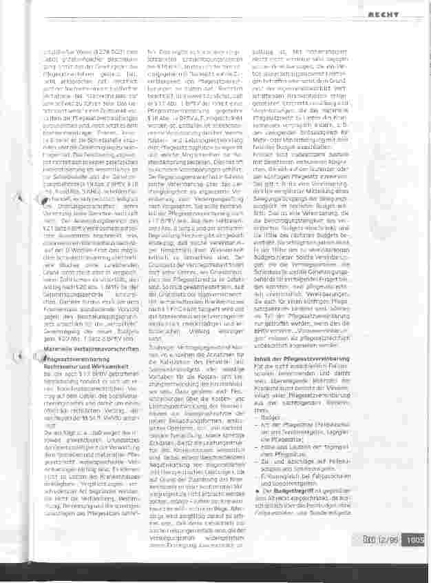 Vorschauseite 2: Das Pflegesatzverfahren nach neuem Recht Teil 1
