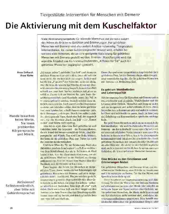Vorschauseite 1: Die Aktivierung mit dem Kuschelfaktor