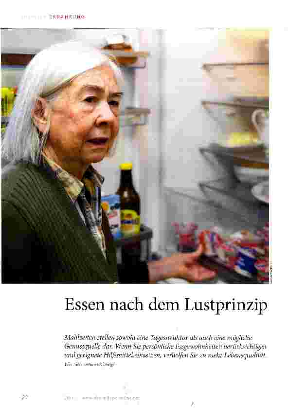 Vorschauseite 1: Essen nach dem Lustprinzip