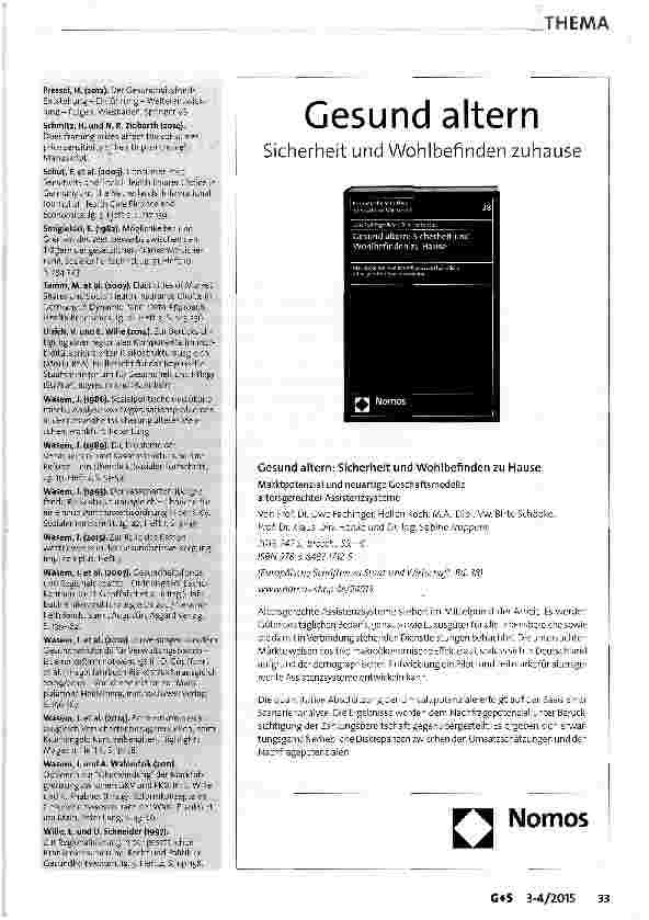 Vorschauseite 6: GKV-Finanzarchitektur als Eckpfeiler der Wettbewerbsordnung: Stand und Weiterentwicklung