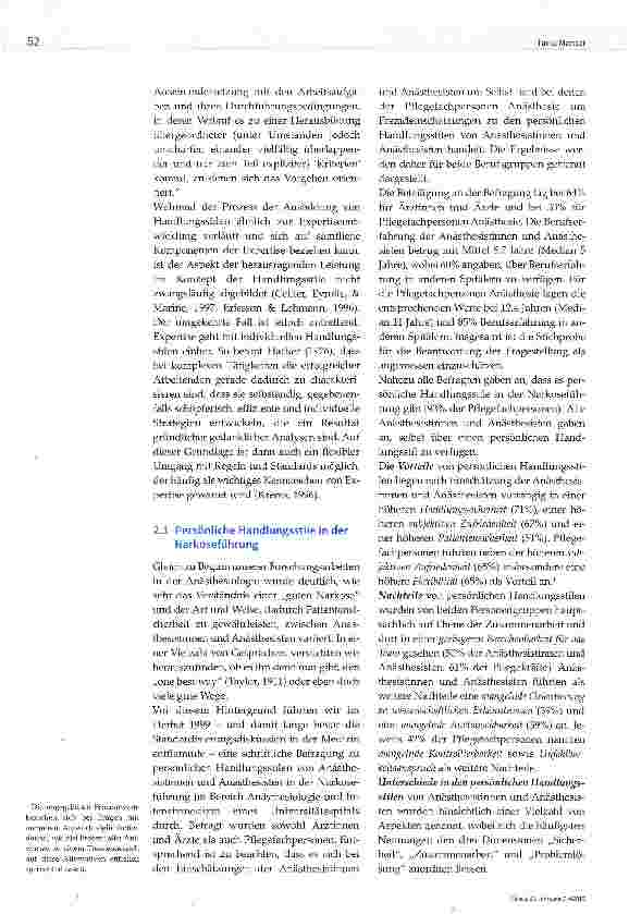 Vorschauseite 2: Zwischen Standardisierung und ärztlicher Kunst: Führt ein dritter Weg zu mehr Sicherheit?
