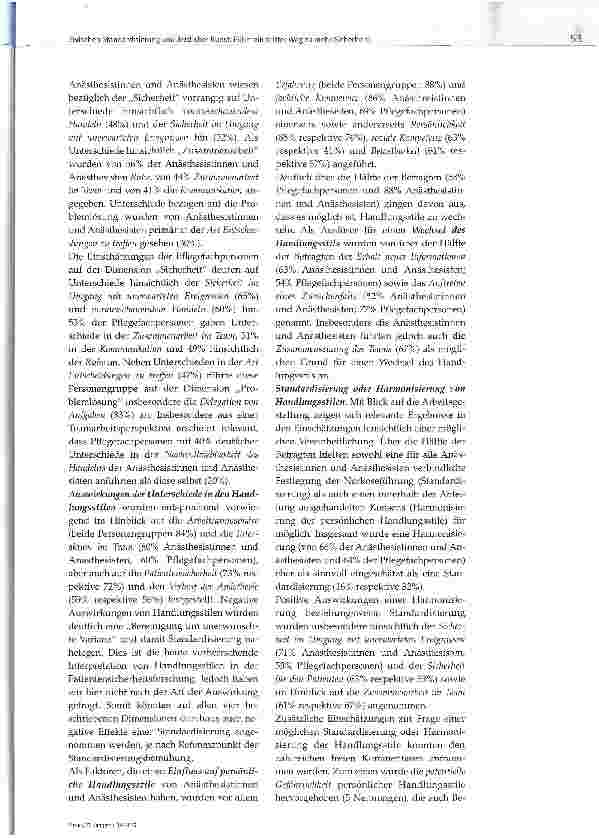 Vorschauseite 3: Zwischen Standardisierung und ärztlicher Kunst: Führt ein dritter Weg zu mehr Sicherheit?
