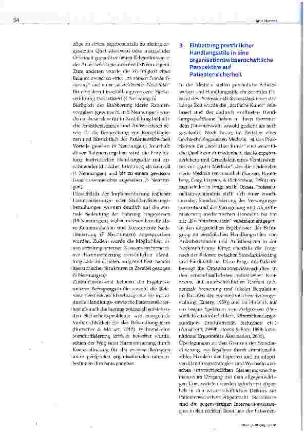 Vorschauseite 4: Zwischen Standardisierung und ärztlicher Kunst: Führt ein dritter Weg zu mehr Sicherheit?