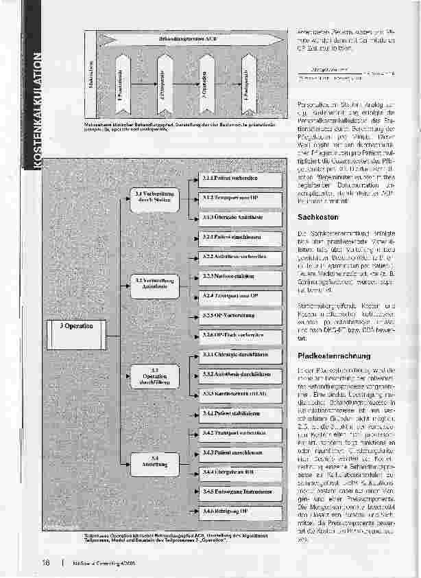 Vorschauseite 2: Optimierte Kostenkalkulation. Kostenträgerrechnungauf der Basis eines klinischen Behandlungspfades