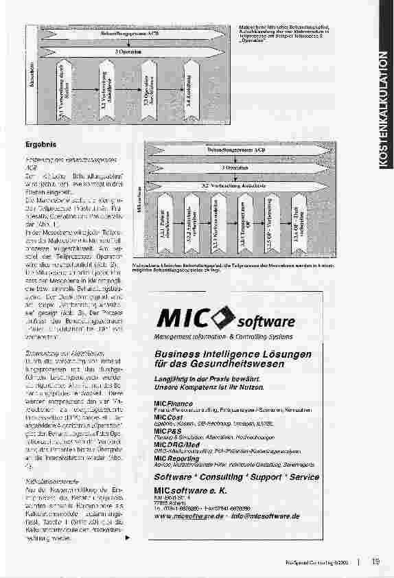 Vorschauseite 3: Optimierte Kostenkalkulation. Kostenträgerrechnungauf der Basis eines klinischen Behandlungspfades