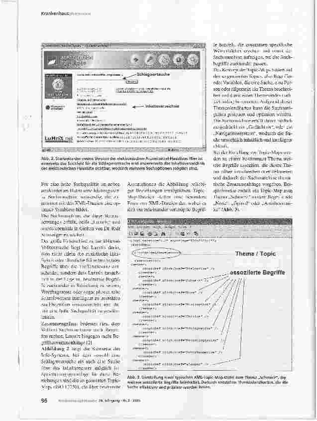Vorschauseite 2: Entwicklung eines XML-basierten elektronischen Arzneimittel-Informationssystems mit Topic-Maps