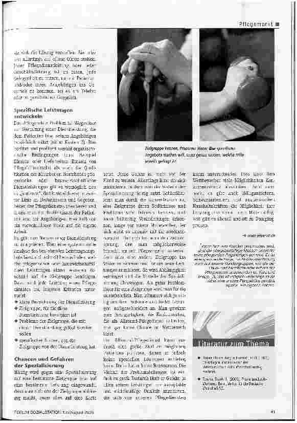 Vorschauseite 4: Spezialist statt Allrounder
