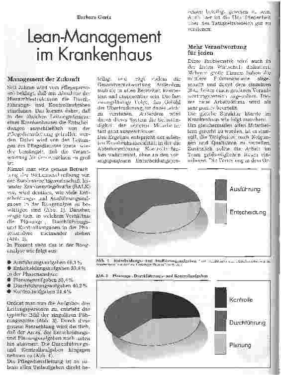 Vorschauseite 1: Lean-Management im Krankenhaus