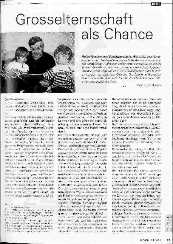 Vorschauseite 1: Grosselternschaft als Chance