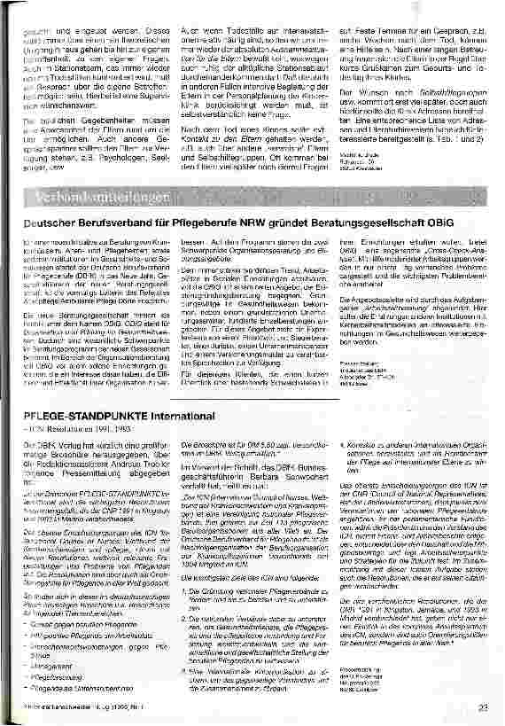 Vorschauseite 4: Sterbebegleitung auf einer Kinderintensivstation