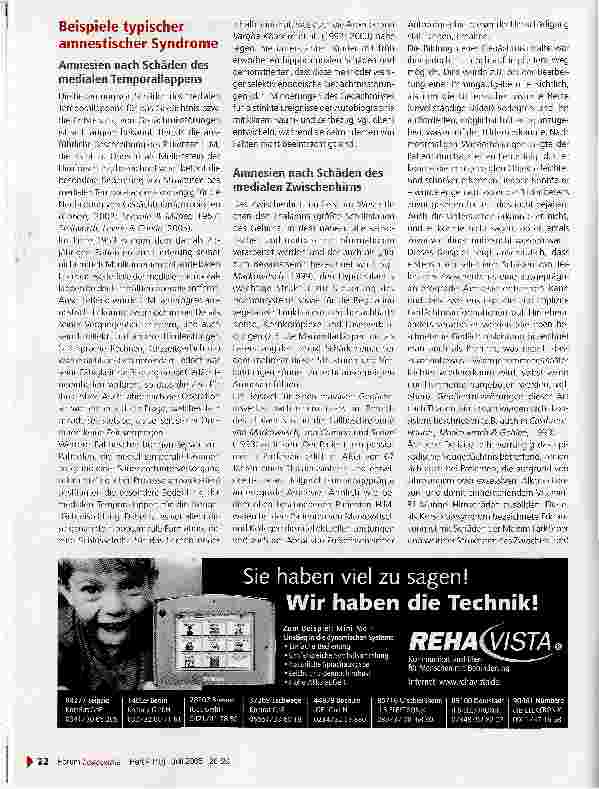 Vorschauseite 3: Neuropsychologie von Gedächtnisstörungen