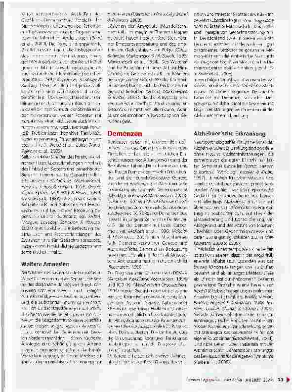 Vorschauseite 4: Neuropsychologie von Gedächtnisstörungen