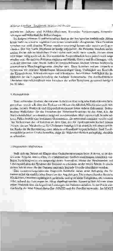 Vorschauseite 5: Alzheimer-Krankheit. Symptomatik, Diagnose und Therapie