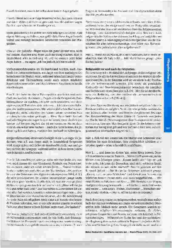 Vorschauseite 4: Spezifische Aspekte der gerontopsychiatrischen Pflegeund Betreuung von jüdischen Menschenmit Verfolgungserfahrungen