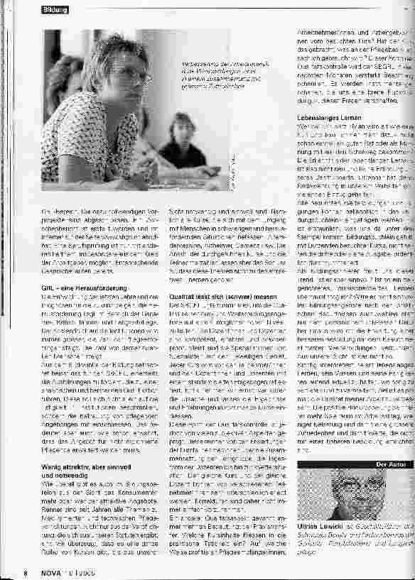 Vorschauseite 3: Kernaufgabe Ausund Weiterbildung