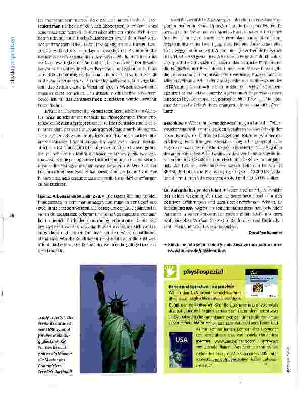 Vorschauseite 3: Physiotherapie in den USA Befunden, Managen und Delegieren