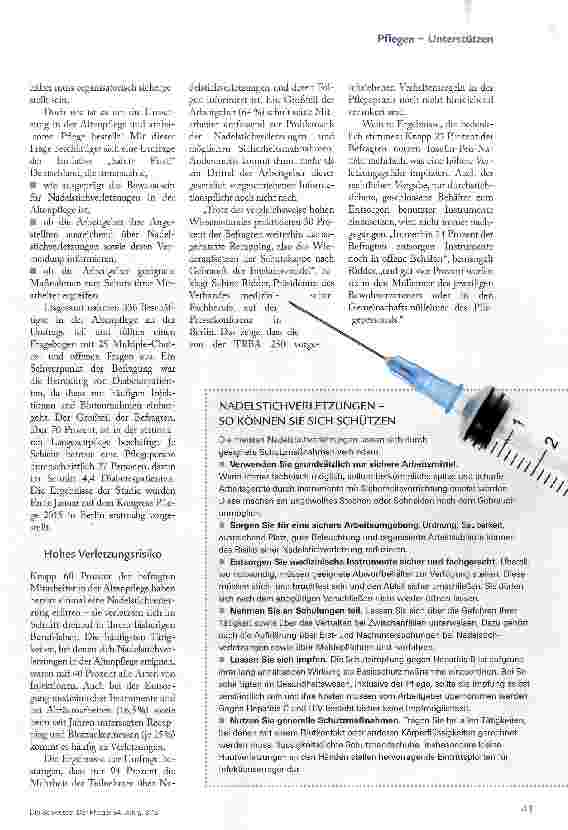Vorschauseite 2: RISIKO ALTEN PFLEGE