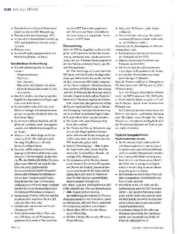 Vorschauseite 4: Pflegestandard Elektrokrampftherapie