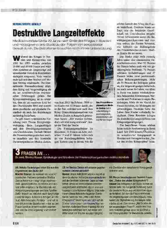 Vorschauseite 1: Destruktive Langzeiteffekte