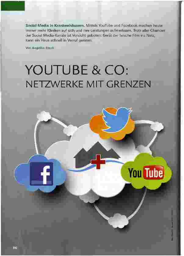 Vorschauseite 1: YOUTUBE&CO: NETZWERKE MIT GRENZEN