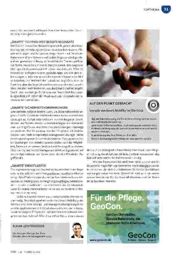 Vorschauseite 2: Smart Mobility: Visite mit dem Smartphone
