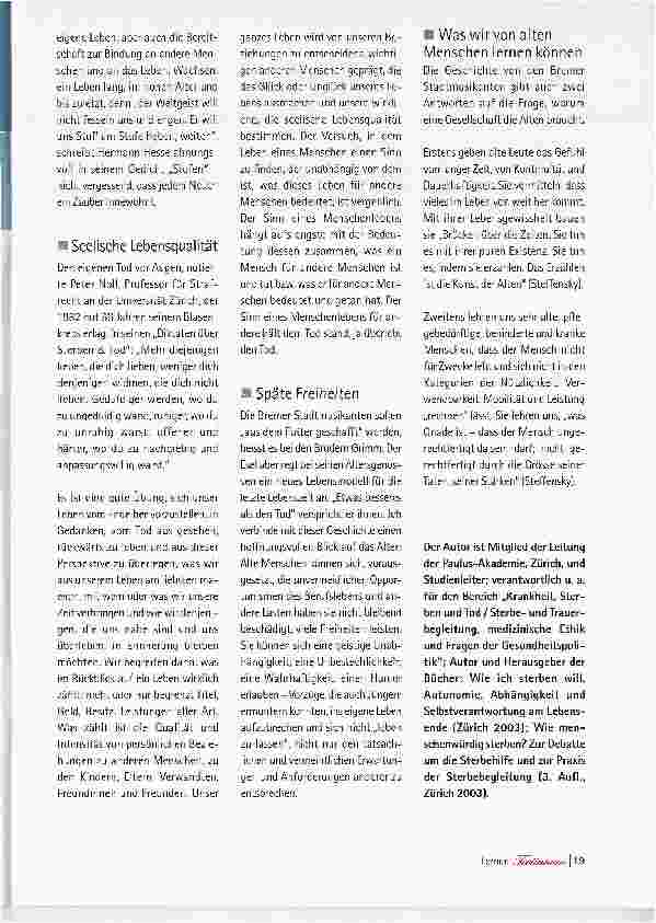 Vorschauseite 2: Abschiedlich leben lernen Wachsen ein Leben lang