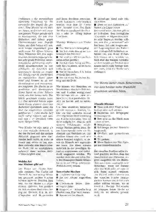Vorschauseite 2: Basale StimulationDie Nische