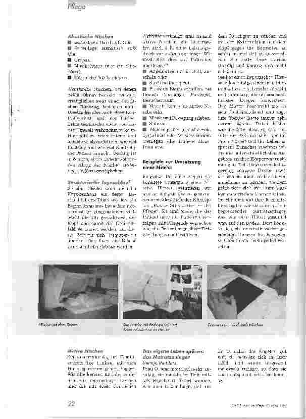 Vorschauseite 3: Basale StimulationDie Nische