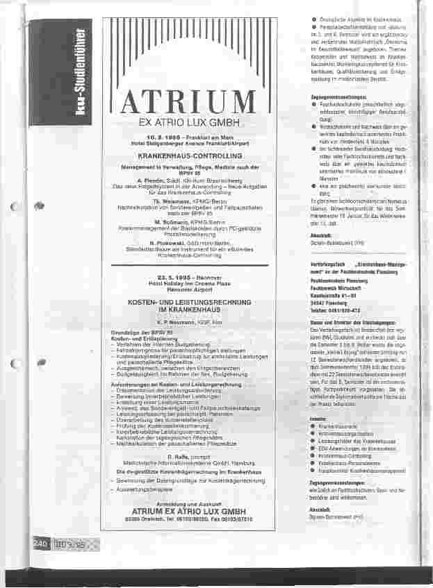 Vorschauseite 4: Krankenhausmanagement Ausund Weiterbildung für Führungskräfte