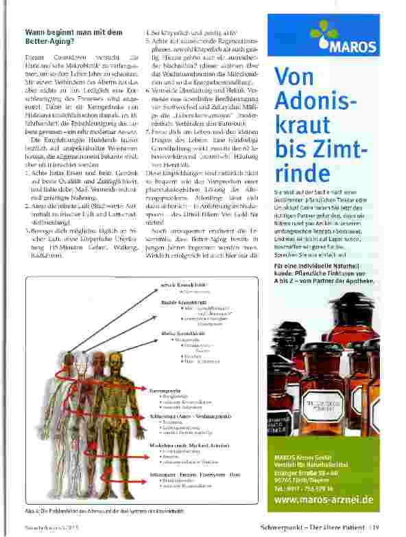 Vorschauseite 3: Better-Aging statt Anti-Aging