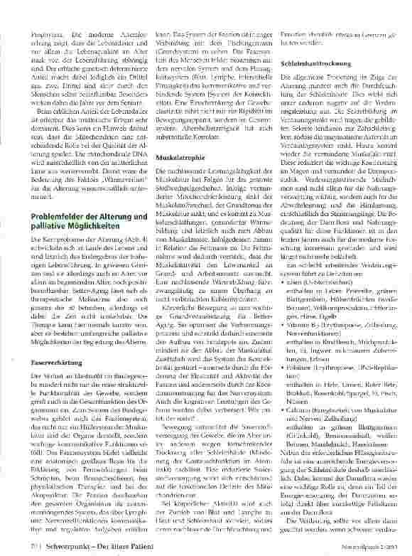 Vorschauseite 4: Better-Aging statt Anti-Aging