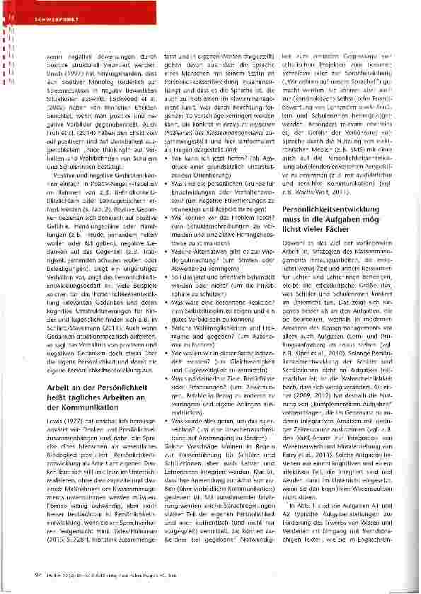 Vorschauseite 6: Klassenmanagement und Persönlichkeitsentwicklung