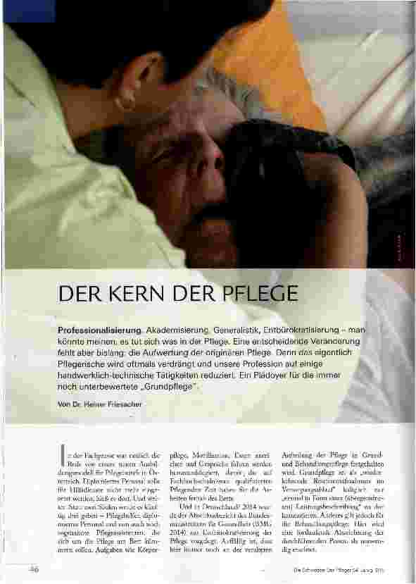 Vorschauseite 1: DER KERN DER PFLEGE