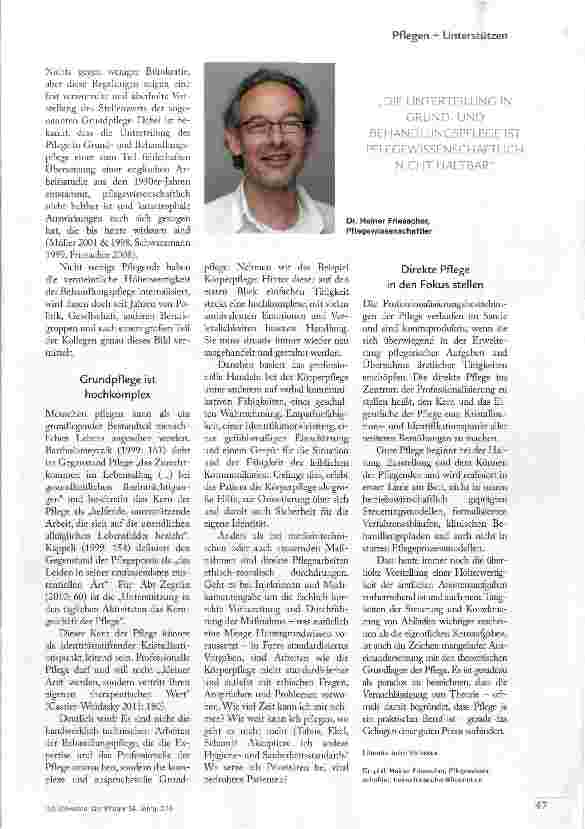 Vorschauseite 2: DER KERN DER PFLEGE
