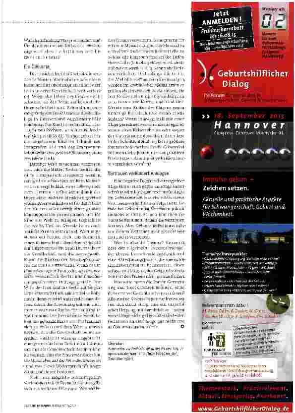 Vorschauseite 4: Klagen nach vermeidbarer Sectio