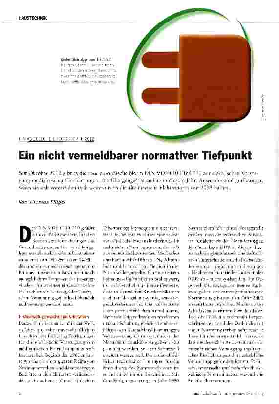Vorschauseite 1: Ein nicht vermeidbarer normativer Tiefpunkt