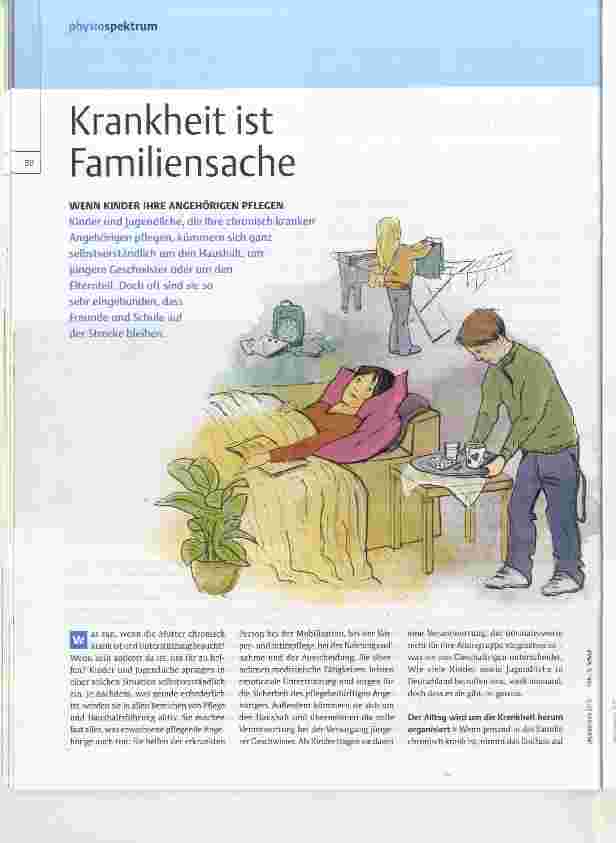 Vorschauseite 1: Krankheit ist Familiensache