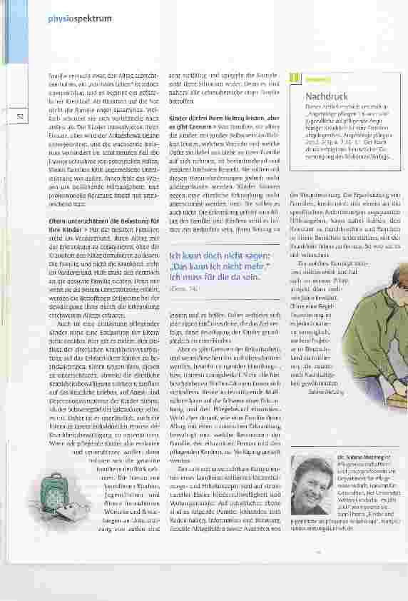 Vorschauseite 3: Krankheit ist Familiensache