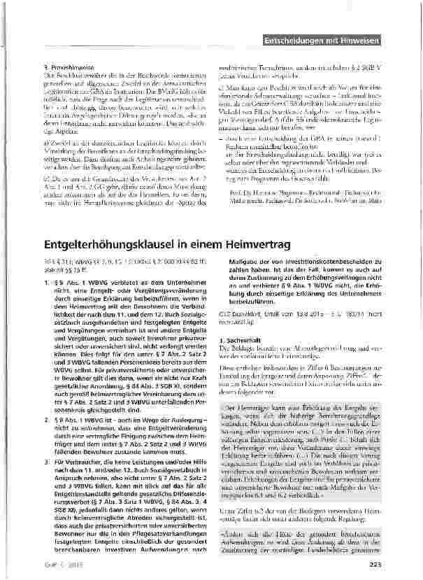 Vorschauseite 2: Unzulässige Verfassungsbeschwerde wegen Versagung von Therapiekosten und Regelungsbefugnisse des Gemeinsamen Bundesausschusses