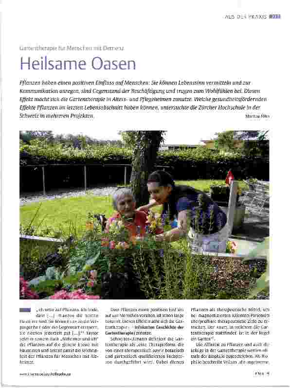 Vorschauseite 1: Heilsame Oasen