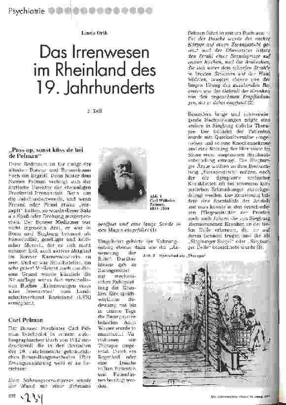 Vorschauseite 1: Das Irrenwesen im Rheinland des 19. Jahrhunderts 2. Teil